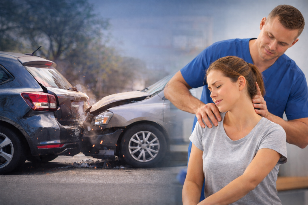 Chiropractor treating neck pain after car accident injury in Olympia WA